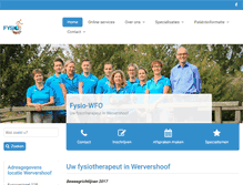 Tablet Screenshot of fysio-wfo.nl
